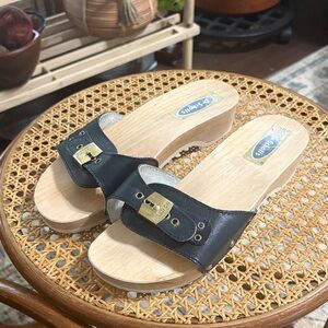 Dr Scholl’s original exercise sandal. See foot measurements. No size tag